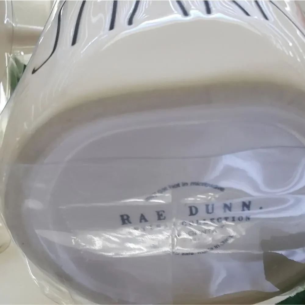 RAE DUNN MOMMY & DADDY SHARK MUGS